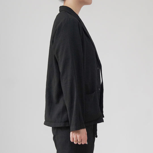 【着ているときに風を感じる通気性】アミードジャケット / ブラック
