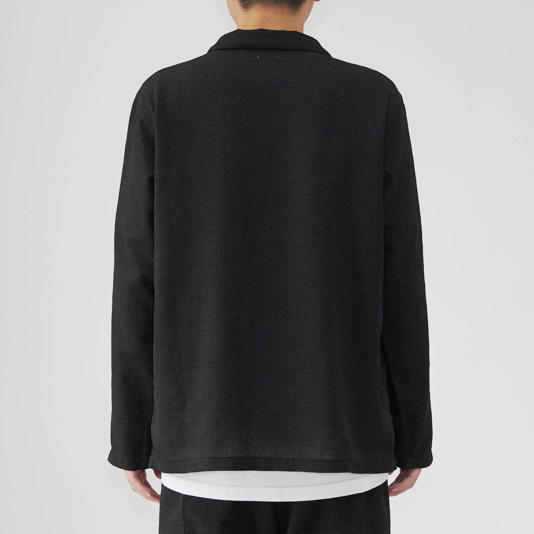 【着ているときに風を感じる通気性】アミードジャケット / ブラック