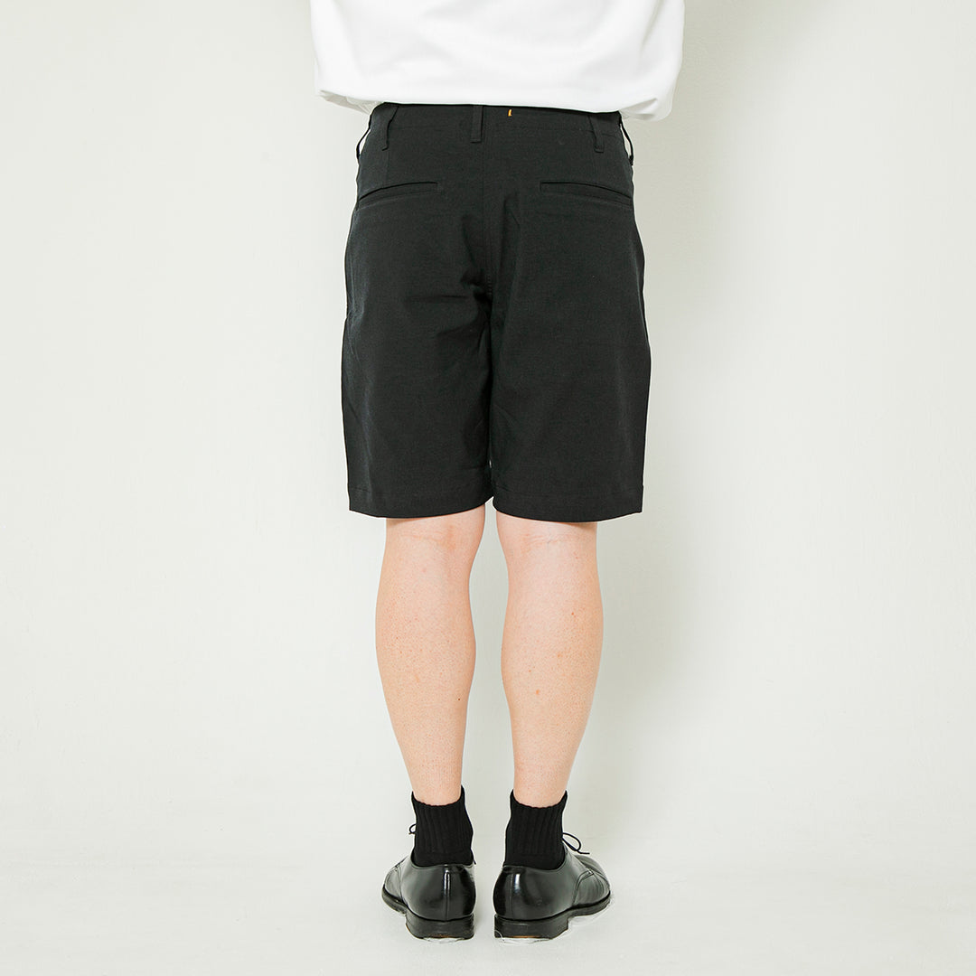 【フォーマルな見た目なのに疲れない穿き心地】「着たくないのに、毎日着てしまう」ショートパンツ/ ブラック