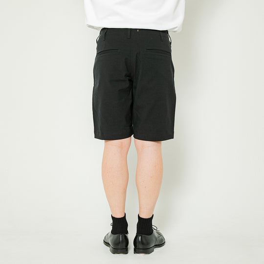 【フォーマルな見た目なのに疲れない穿き心地】「着たくないのに、毎日着てしまう」ショートパンツ/ ブラック