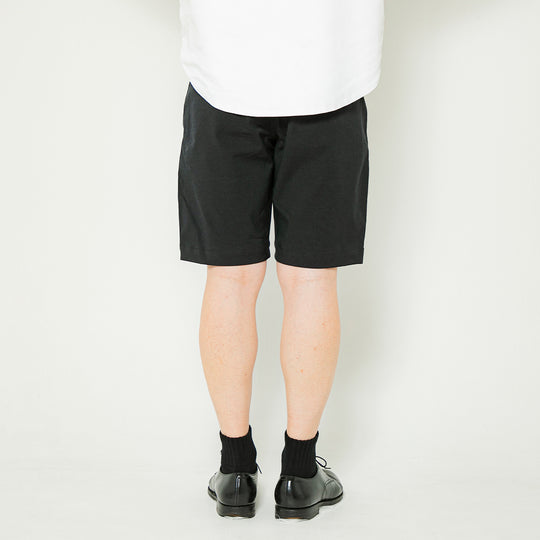 【フォーマルな見た目なのに疲れない穿き心地】「着たくないのに、毎日着てしまう」ショートパンツ/ ブラック