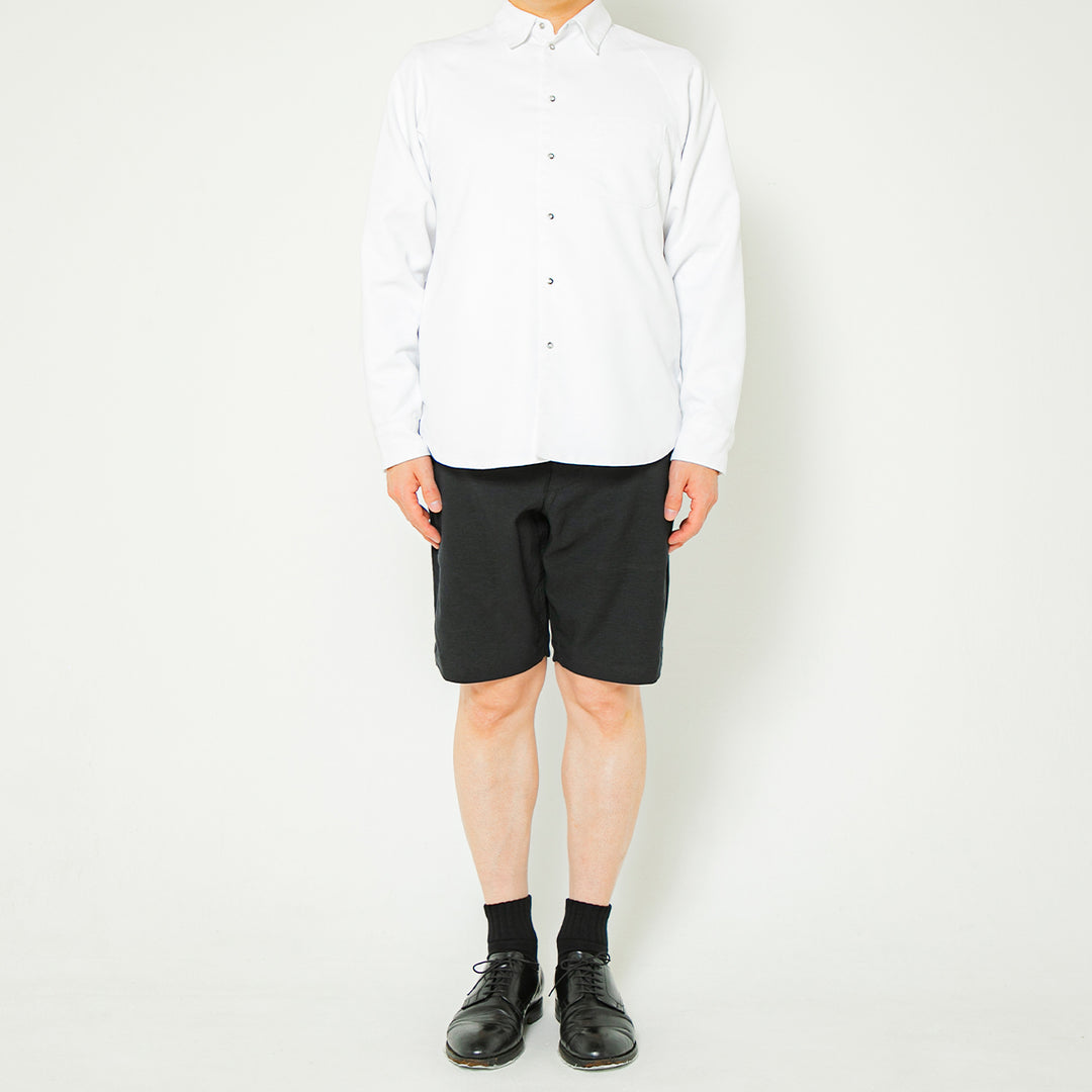 【フォーマルな見た目なのに疲れない穿き心地】「着たくないのに、毎日着てしまう」ショートパンツ/ ブラック