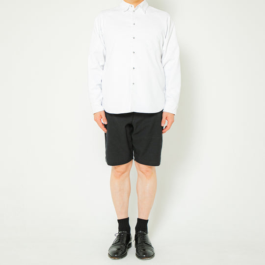 【フォーマルな見た目なのに疲れない穿き心地】「着たくないのに、毎日着てしまう」ショートパンツ/ ブラック