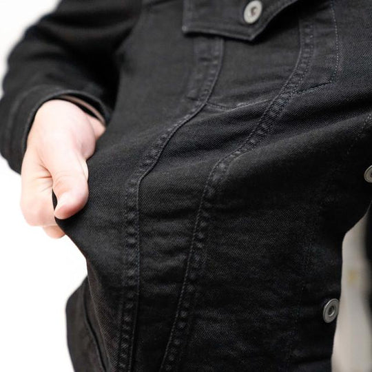 ハイキックデニムジャケット / ブラックウォッシュ