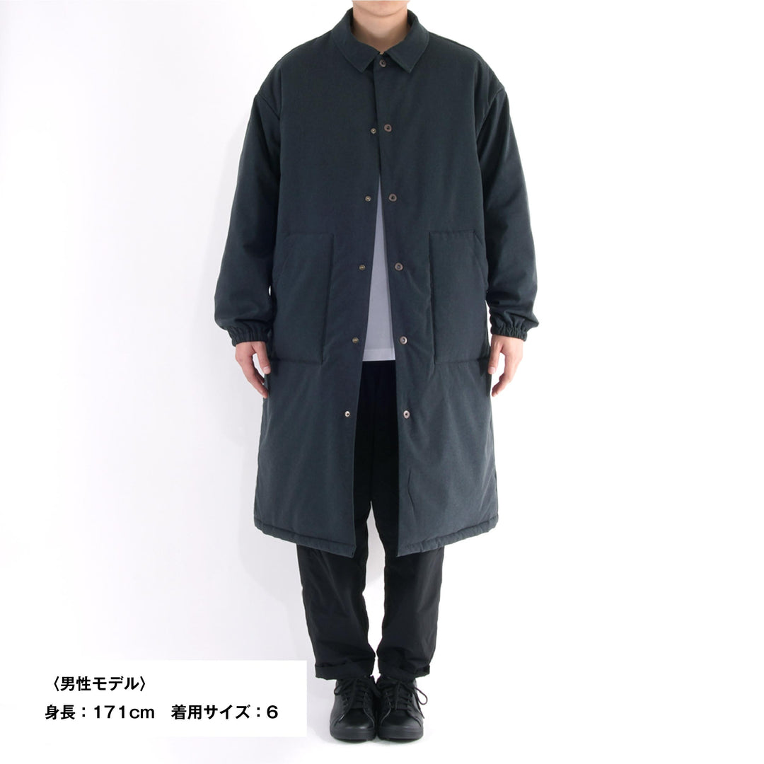 【寒さから身を守る、布団生まれのディフェンス力】ディフェンダー ロングコート / グリビー