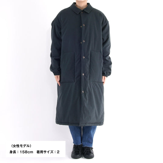 【寒さから身を守る、布団生まれのディフェンス力】ディフェンダー ロングコート / グリビー