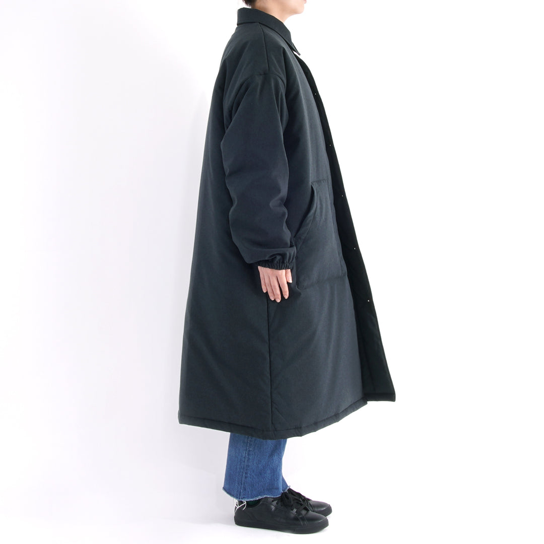 【寒さから身を守る、布団生まれのディフェンス力】ディフェンダー ロングコート / グリビー