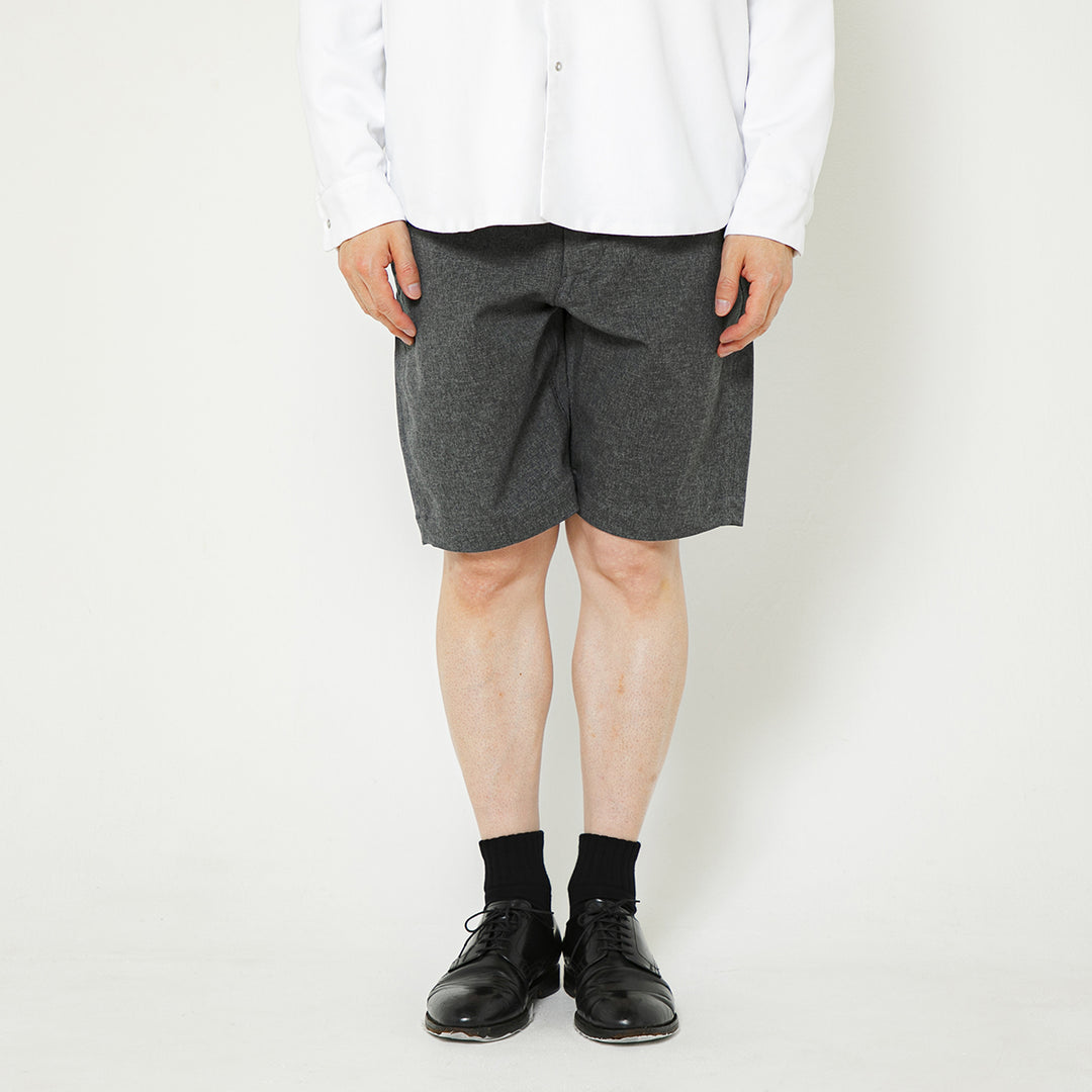 【フォーマルな見た目なのに疲れない穿き心地】「着たくないのに、毎日着てしまう」ショートパンツ/ グレー
