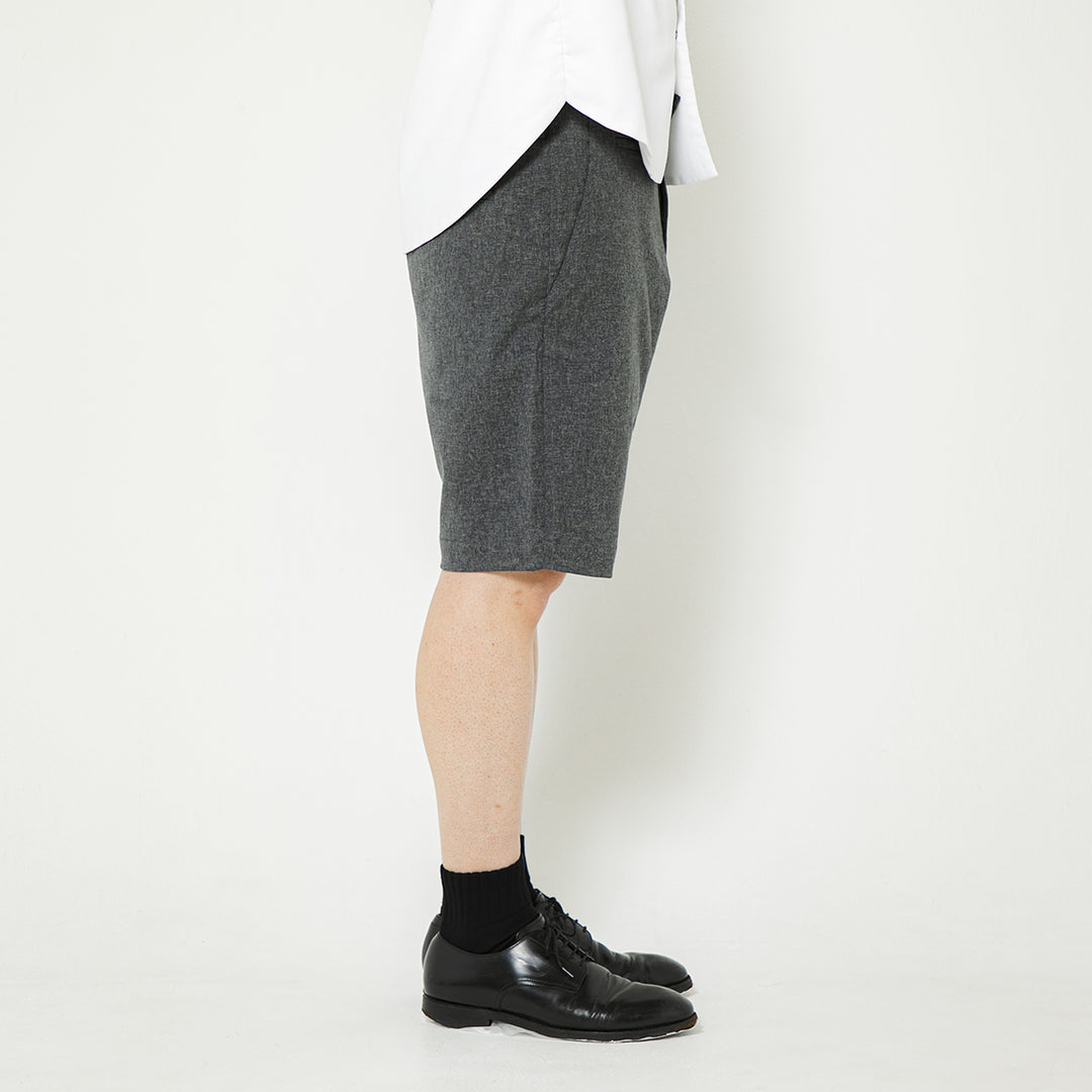 【フォーマルな見た目なのに疲れない穿き心地】「着たくないのに、毎日着てしまう」ショートパンツ/ グレー