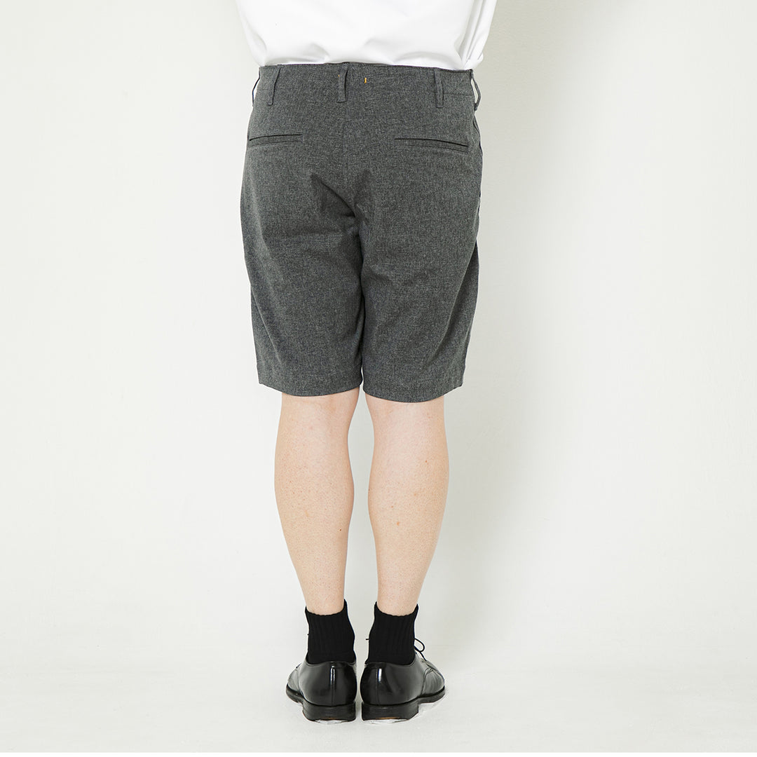 【フォーマルな見た目なのに疲れない穿き心地】「着たくないのに、毎日着てしまう」ショートパンツ/ グレー