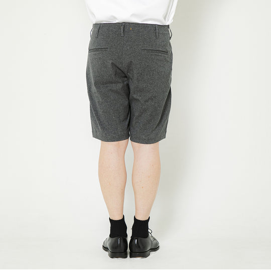 【フォーマルな見た目なのに疲れない穿き心地】「着たくないのに、毎日着てしまう」ショートパンツ/ グレー