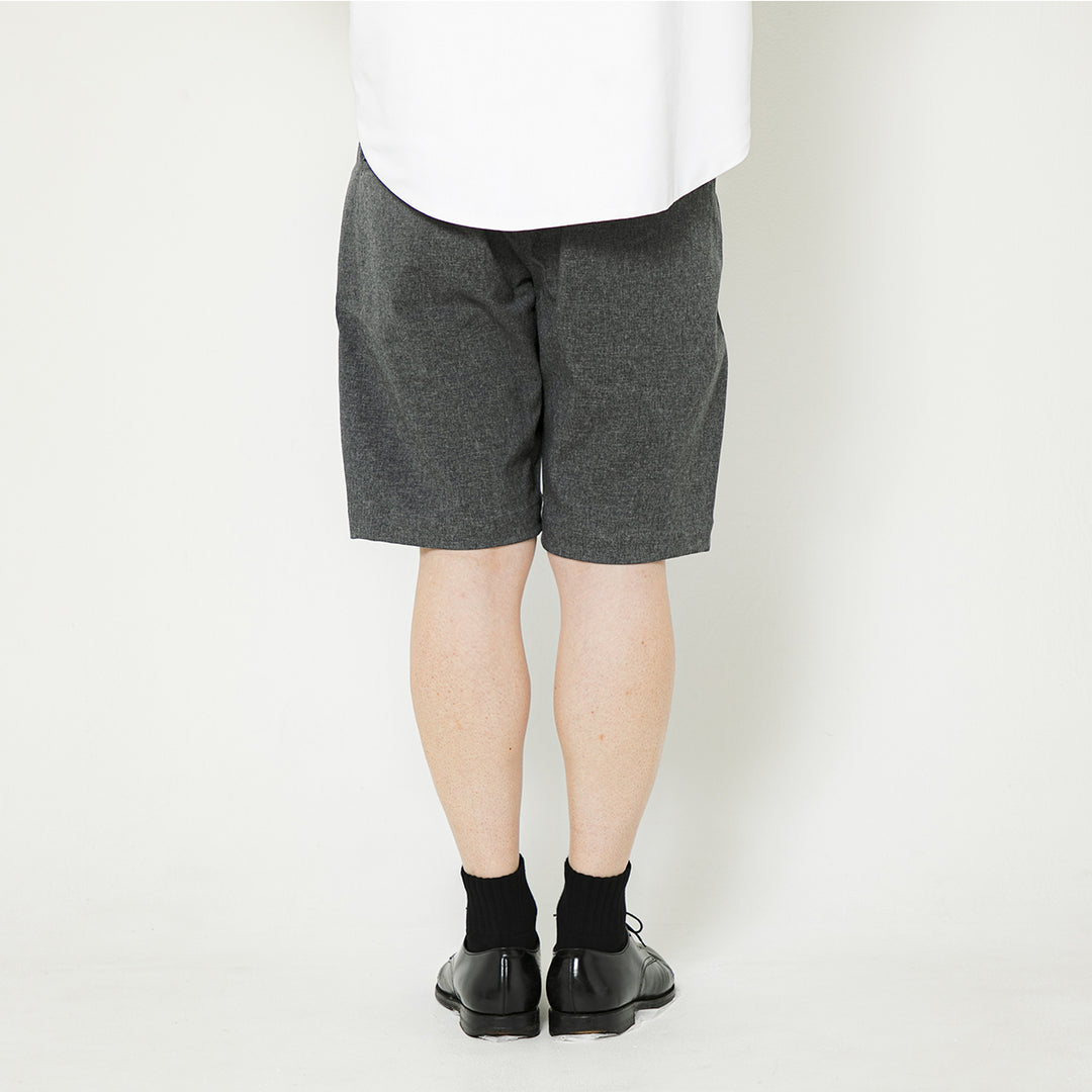 【フォーマルな見た目なのに疲れない穿き心地】「着たくないのに、毎日着てしまう」ショートパンツ/ グレー
