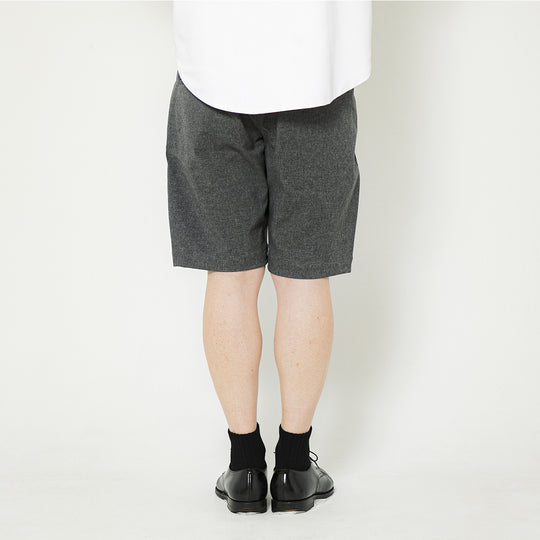 【フォーマルな見た目なのに疲れない穿き心地】「着たくないのに、毎日着てしまう」ショートパンツ/ グレー