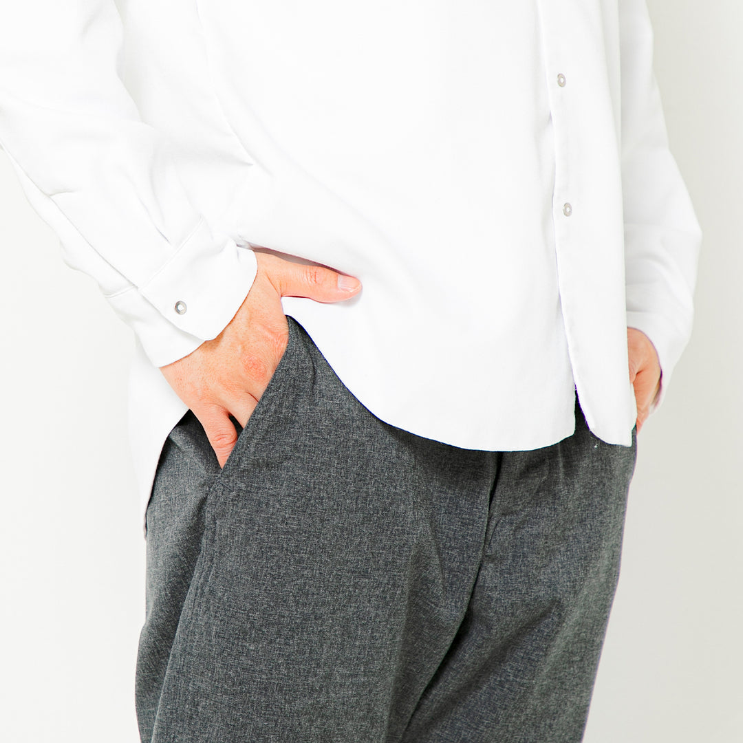 【フォーマルな見た目なのに疲れない穿き心地】「着たくないのに、毎日着てしまう」ショートパンツ/ グレー