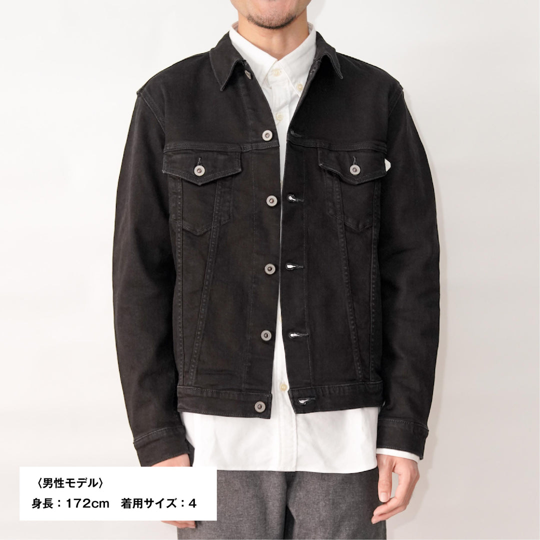 ハイキックデニムジャケット / ブラックウォッシュ