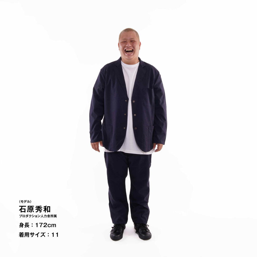 【フォーマルな見た目なのに疲れない着心地】「着たくないのに、毎日着てしまう」ジャケット / ダークネイビー