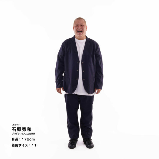 【フォーマルな見た目なのに疲れない着心地】「着たくないのに、毎日着てしまう」ジャケット / ダークネイビー