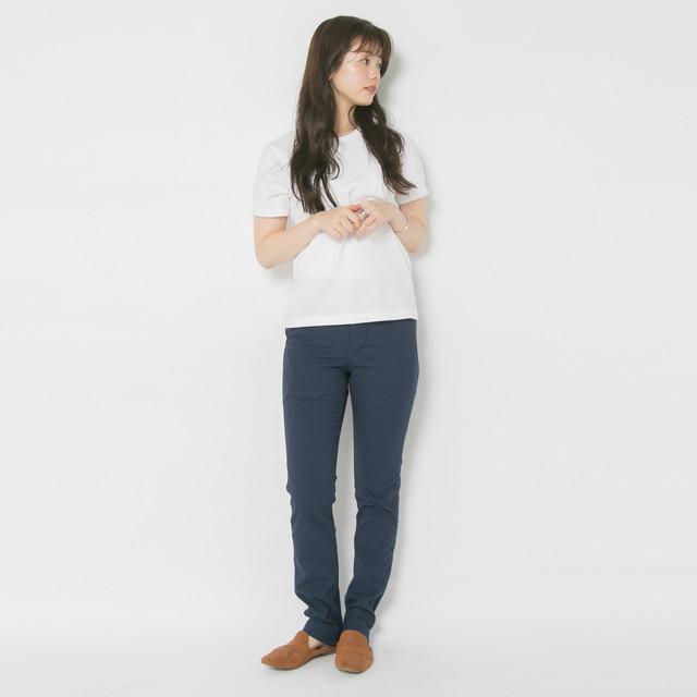 【フォーマルな見た目なのに疲れない穿き心地】「着たくないのに、毎日着てしまう」パンツ / ブルー