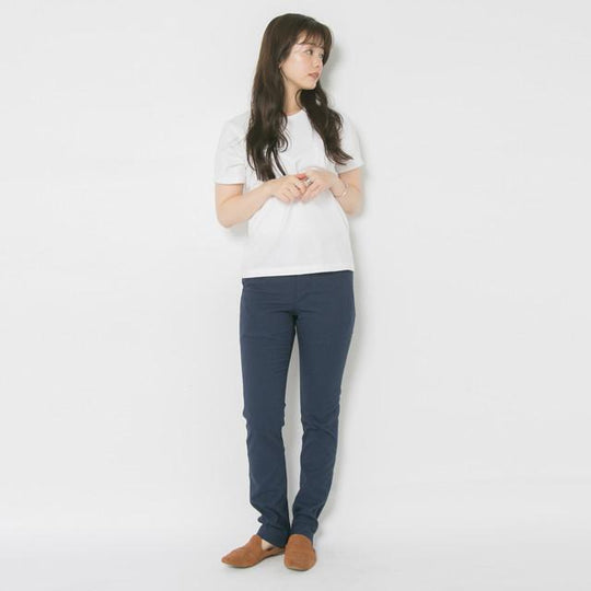 【フォーマルな見た目なのに疲れない穿き心地】「着たくないのに、毎日着てしまう」パンツ / ブルー