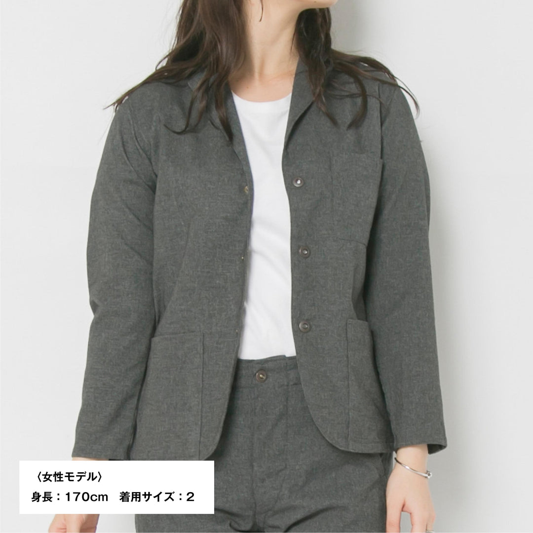 【フォーマルな見た目なのに疲れない着心地】「着たくないのに、毎日着てしまう」ジャケット / グレー