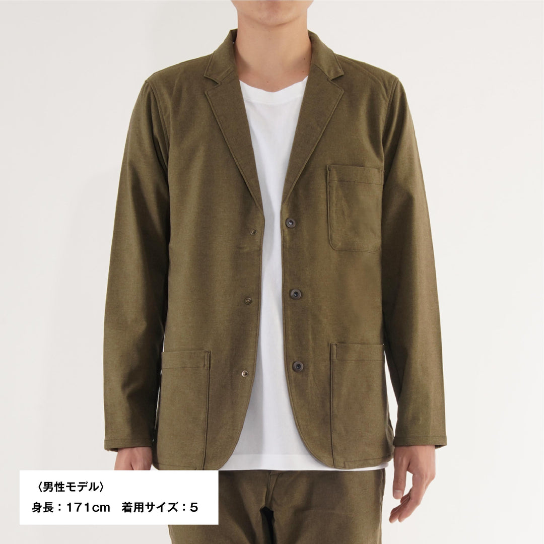 【フォーマルな見た目なのに疲れない着心地】「着たくないのに、毎日着てしまう」ジャケット/ オリーブ