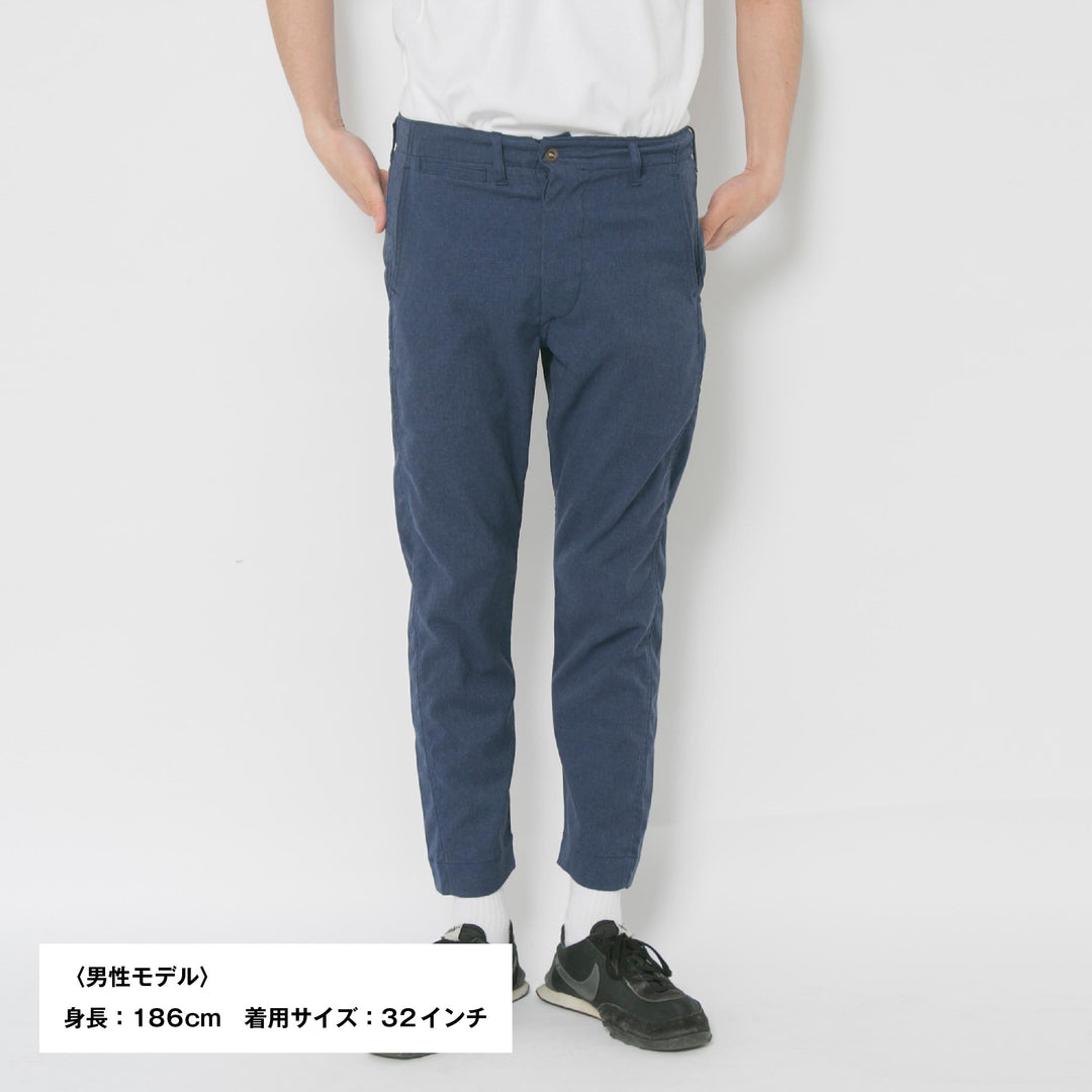 【フォーマルな見た目なのに疲れない穿き心地】「着たくないのに、毎日着てしまう」パンツ / ブルー