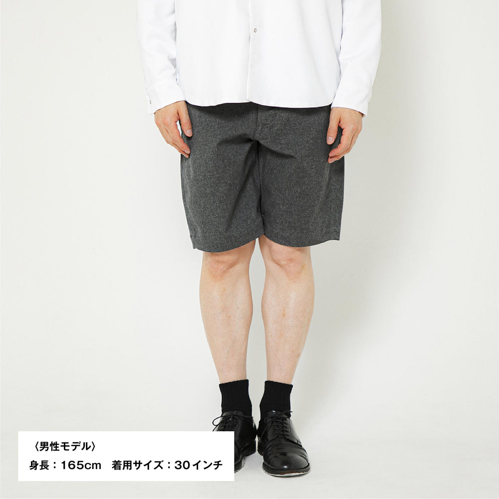 【フォーマルな見た目なのに疲れない穿き心地】「着たくないのに、毎日着てしまう」ショートパンツ/ グレー