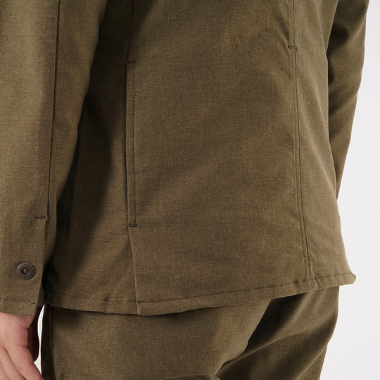 【フォーマルな見た目なのに疲れない着心地】「着たくないのに、毎日着てしまう」ジャケット/ オリーブ