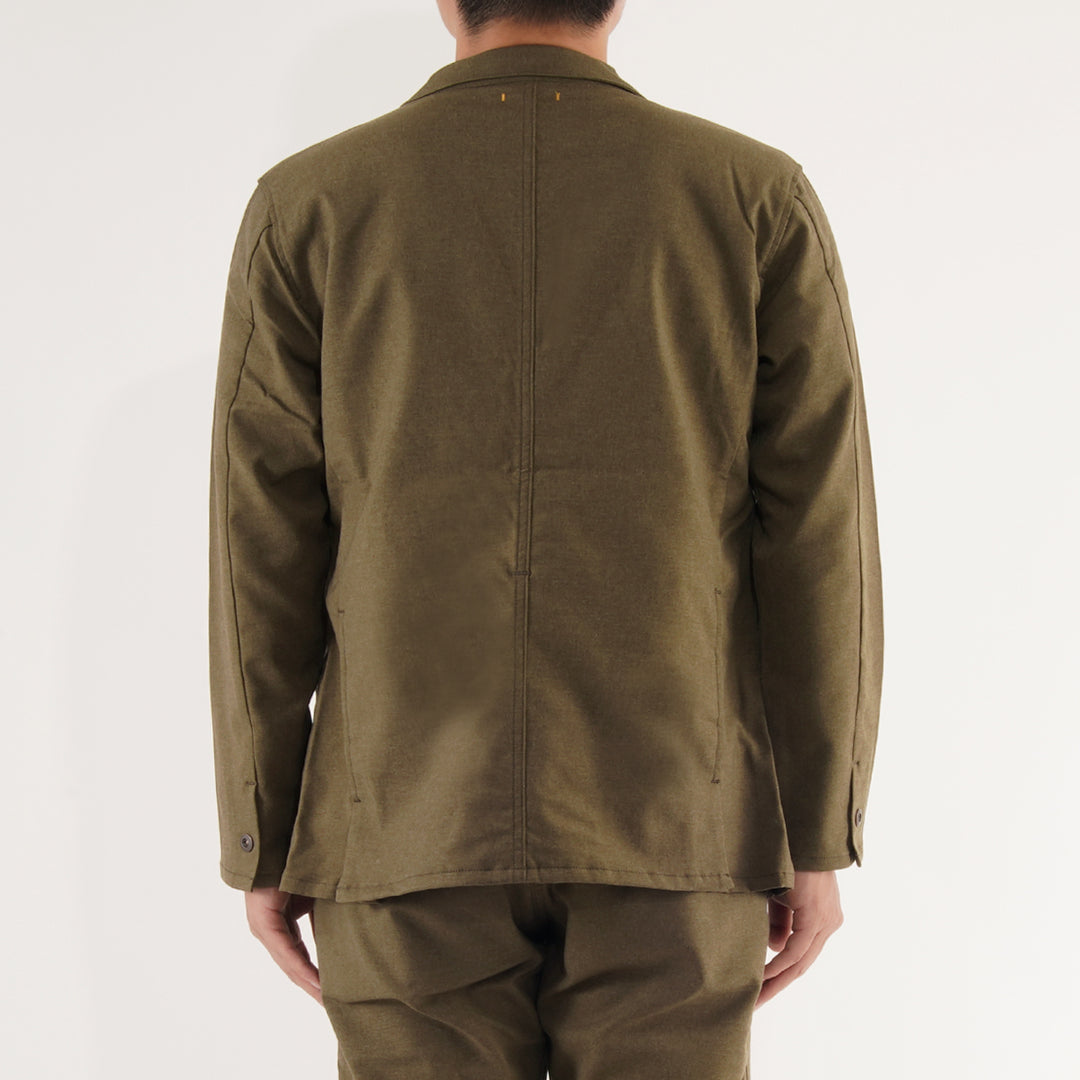 【フォーマルな見た目なのに疲れない着心地】「着たくないのに、毎日着てしまう」ジャケット/ オリーブ