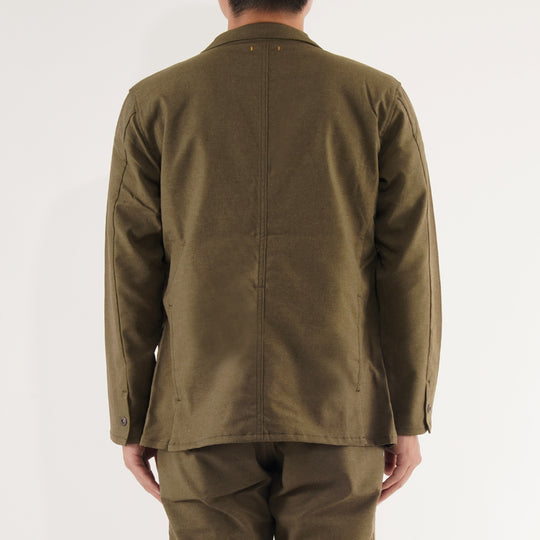 【フォーマルな見た目なのに疲れない着心地】「着たくないのに、毎日着てしまう」ジャケット/ オリーブ