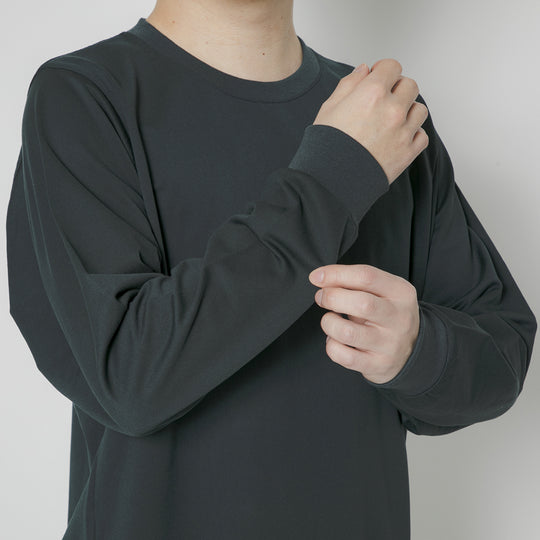 【毎日着てもキレイが続きます】「着たくないのに、毎日着てしまう」ロングスリーブTシャツ / グリビー