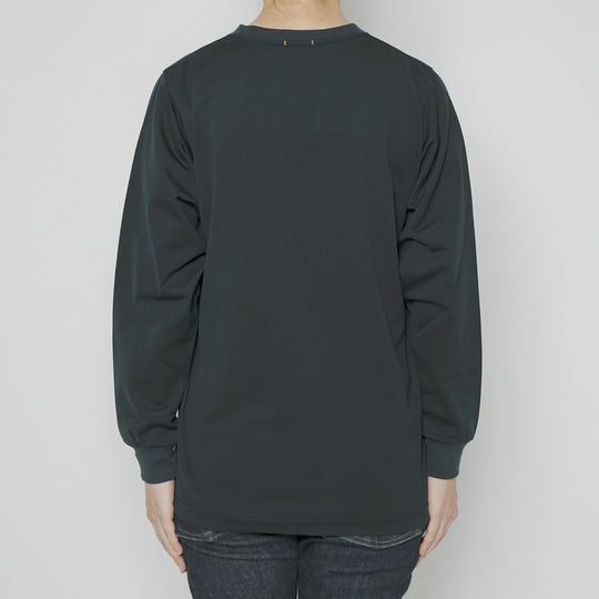 【毎日着てもキレイが続きます】「着たくないのに、毎日着てしまう」ロングスリーブTシャツ / グリビー