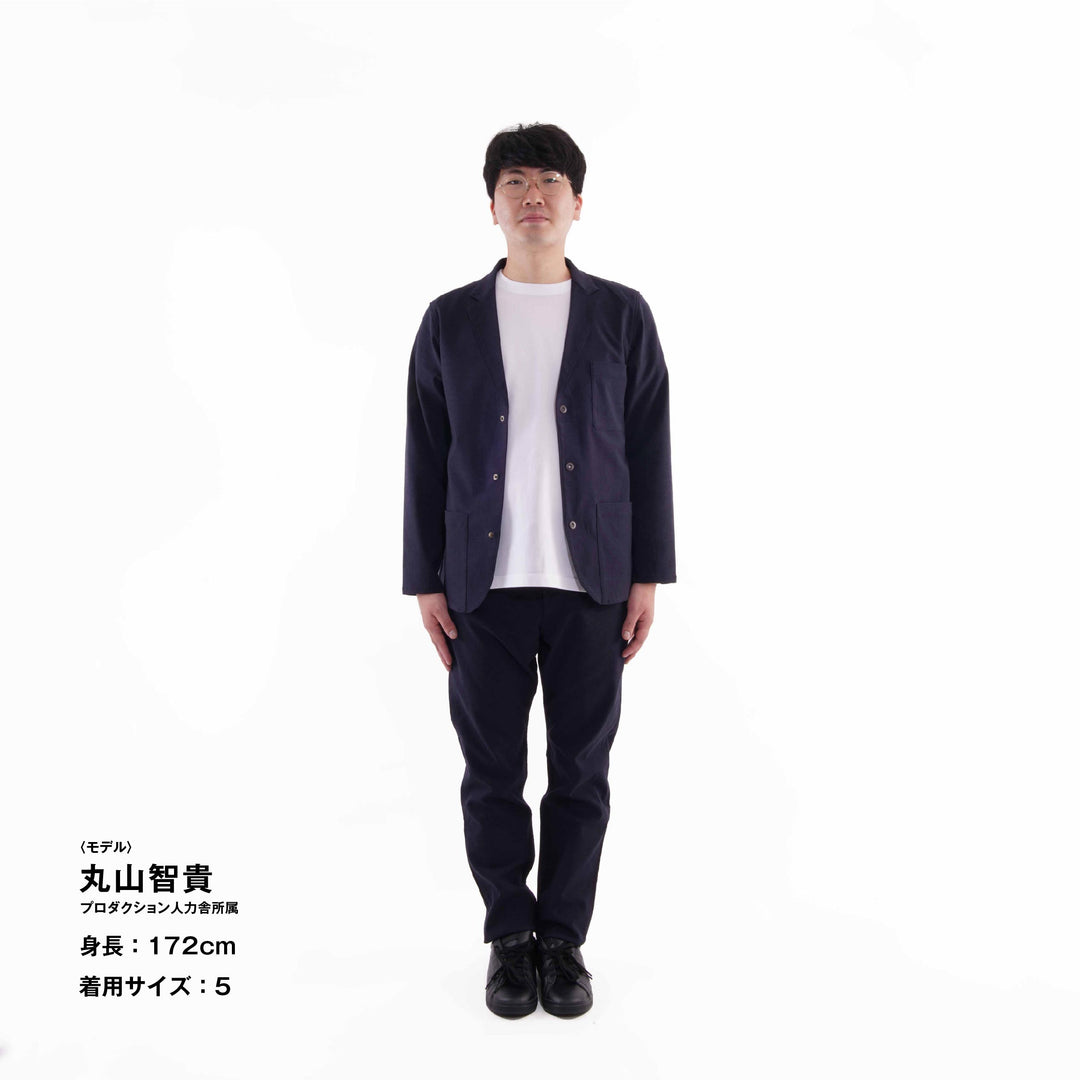 【フォーマルな見た目なのに疲れない着心地】「着たくないのに、毎日着てしまう」ジャケット / ダークネイビー