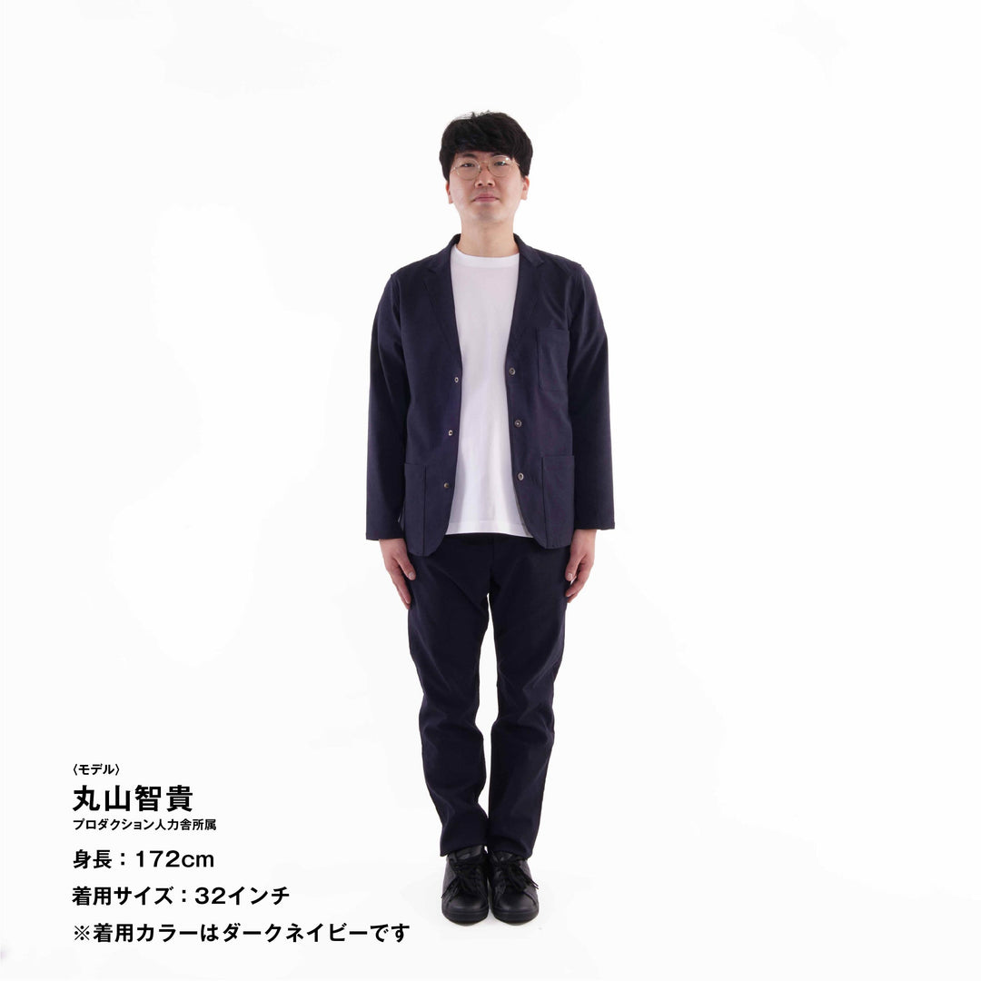 【フォーマルな見た目なのに疲れない穿き心地】「着たくないのに、毎日着てしまう」パンツ / ブルー