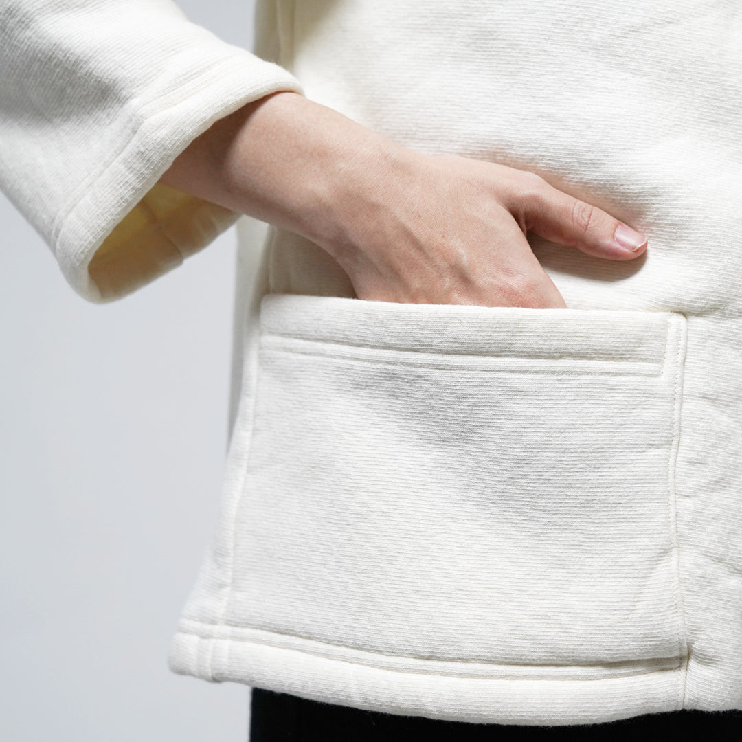 【毛布生まれのふんわりとした肌ざわりと暖かさ】モフ カーディガン / ホワイト