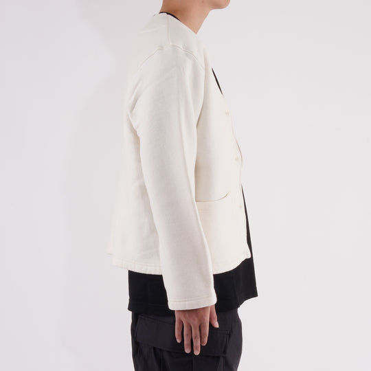 【毛布生まれのふんわりとした肌ざわりと暖かさ】モフ カーディガン / ホワイト