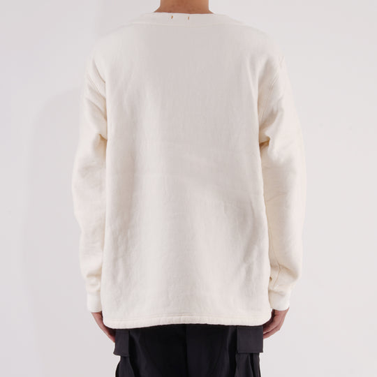 【毛布生まれのふんわりとした肌ざわりと暖かさ】モフ プルオーバー / ホワイト