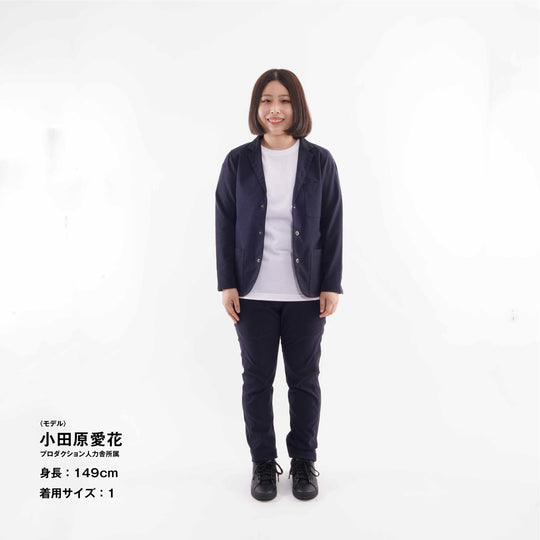 【フォーマルな見た目なのに疲れない着心地】「着たくないのに、毎日着てしまう」ジャケット / ダークネイビー