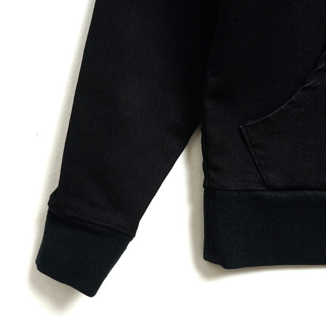 【雨や汚れを弾いてくれる】ワンスウィング ジップパーカー / ブラック / キッズサイズ