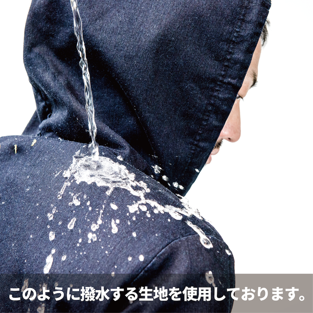 【水や汚れを寄せ付けない、ふつうの見た目のパーカー】ワンスウィング パーカー / グレー