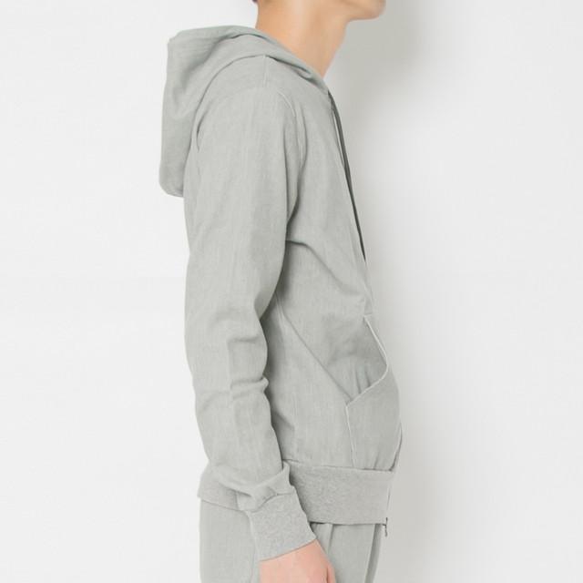 【水や汚れを寄せ付けない、ふつうの見た目のパーカー】ワンスウィング パーカー / グレー