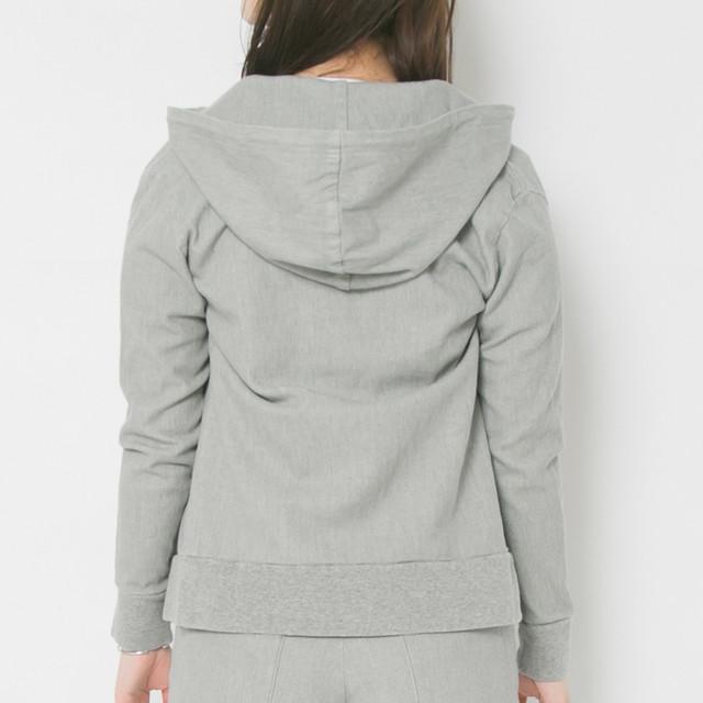 【水や汚れを寄せ付けない、ふつうの見た目のパーカー】ワンスウィング パーカー / グレー