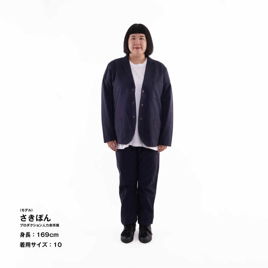 【フォーマルな見た目なのに疲れない着心地】「着たくないのに、毎日着てしまう」ジャケット / ダークネイビー