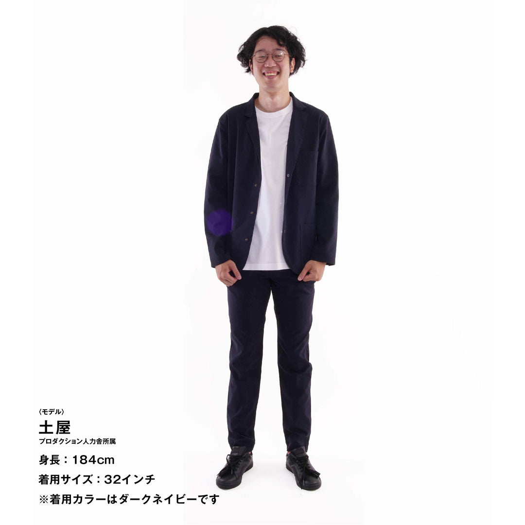 【フォーマルな見た目なのに疲れない穿き心地】「着たくないのに、毎日着てしまう」パンツ / ブルー