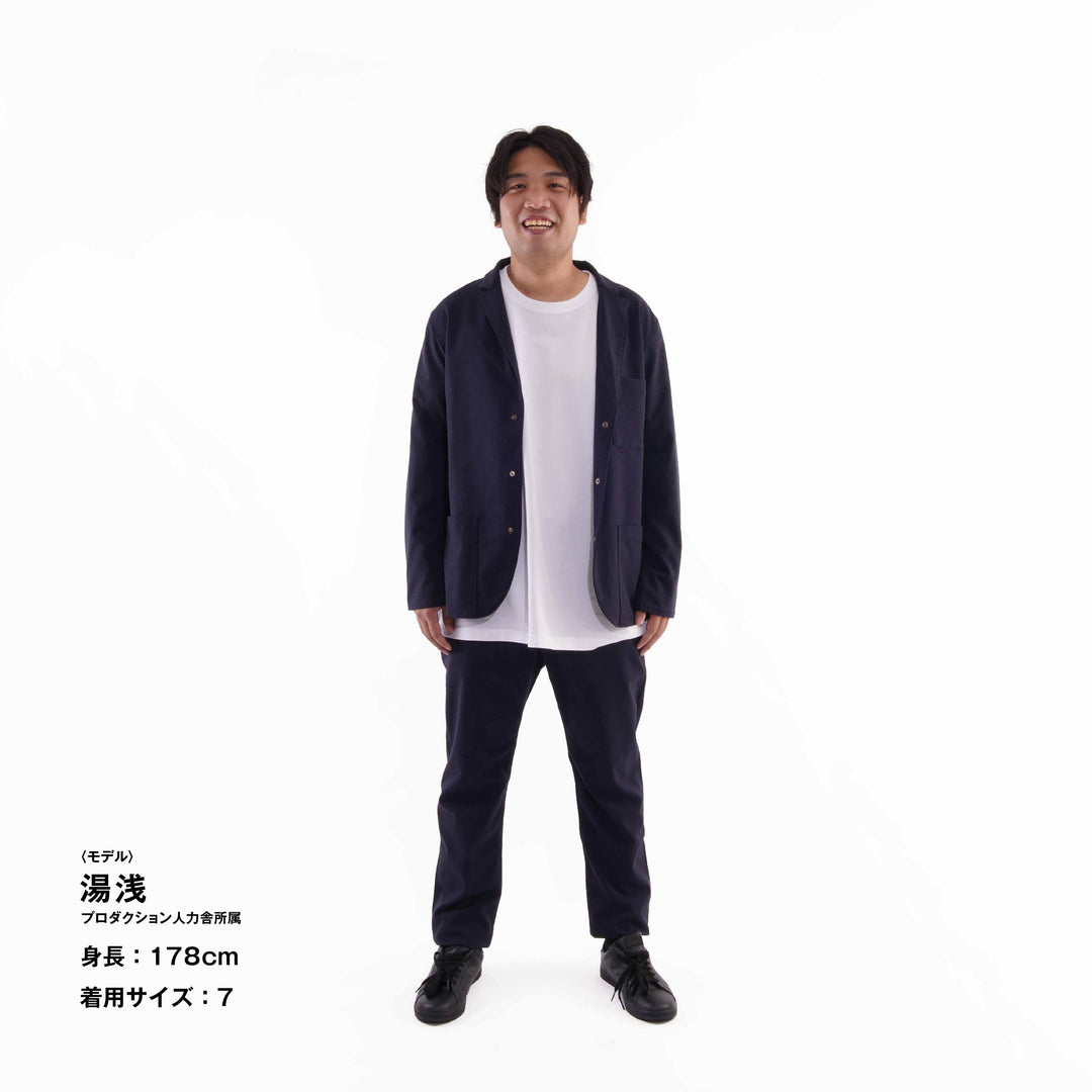 【フォーマルな見た目なのに疲れない着心地】「着たくないのに、毎日着てしまう」ジャケット / ダークネイビー