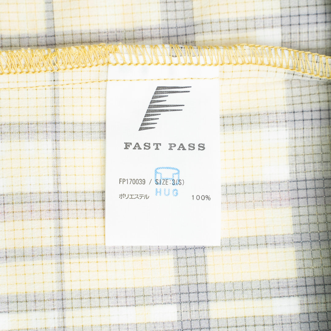 【サルベージ品】ファストパス サイクルシャツ / イエローチェック / サイズ3(S)