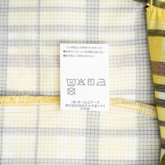 【サルベージ品】ファストパス サイクルシャツ / イエローチェック / サイズ3(S)