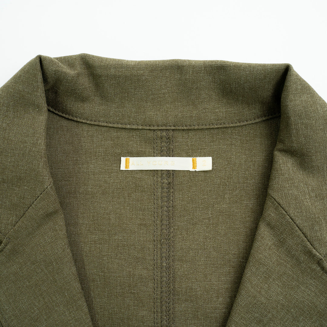 【サルベージ品】「着たくないのに、毎日着てしまう」ジャケット / オリーブ / サイズ2