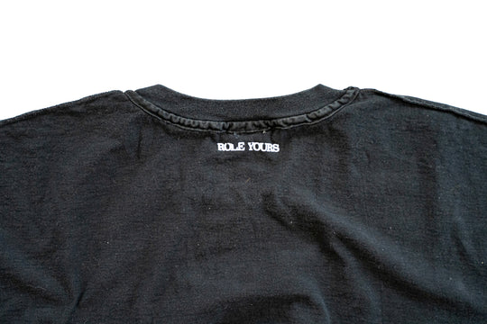 【ROLE YOURS】半袖Tシャツ / ブラック / メンズ3Lサイズ相当