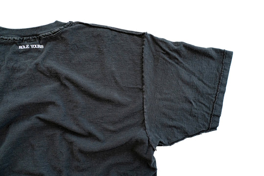 【ROLE YOURS】半袖Tシャツ / ブラック / メンズ3Lサイズ相当